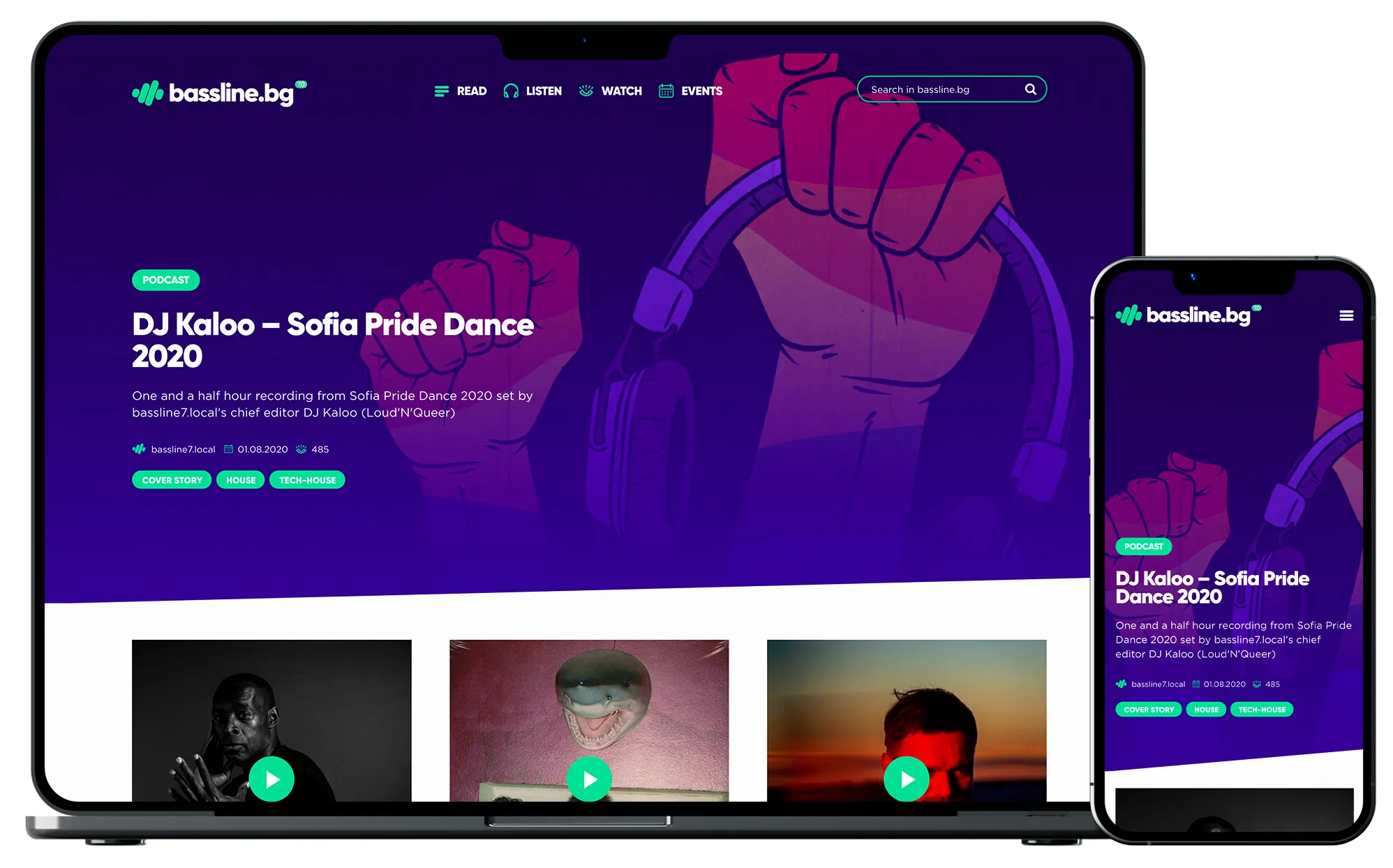 Website Desktop/Mobile Preview