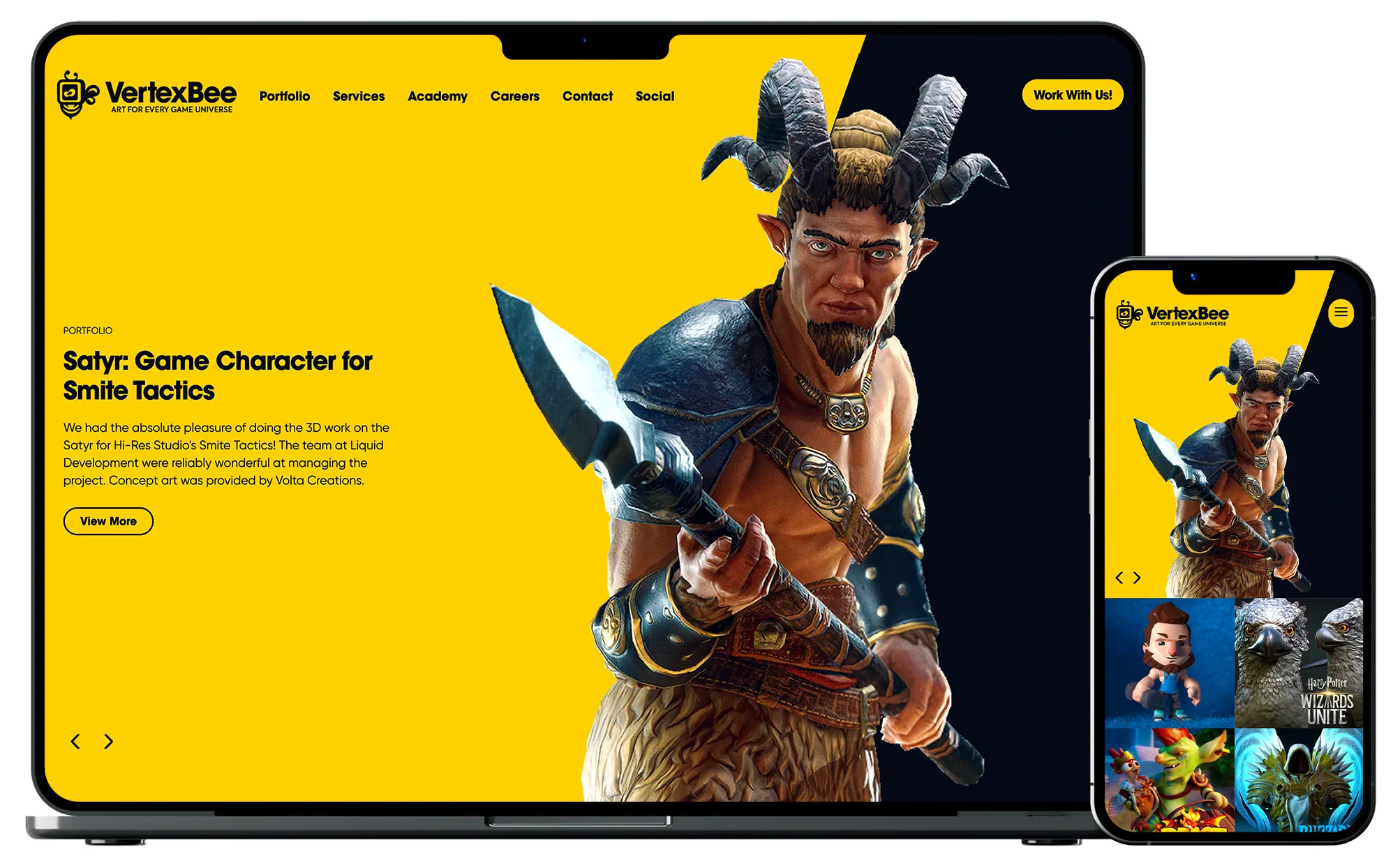 Website Desktop/Mobile Preview